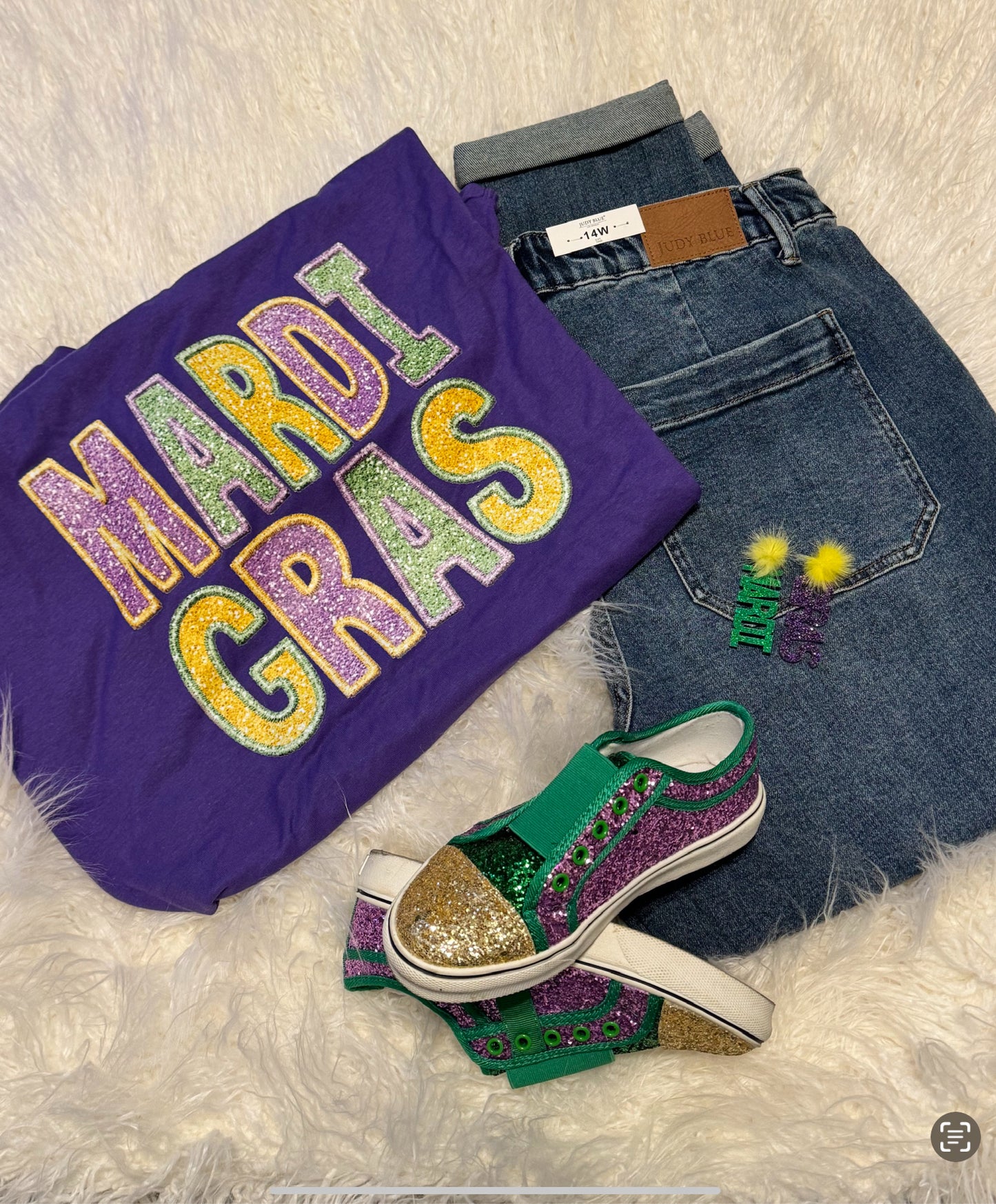 Mardi Gras Graphic T-shirt