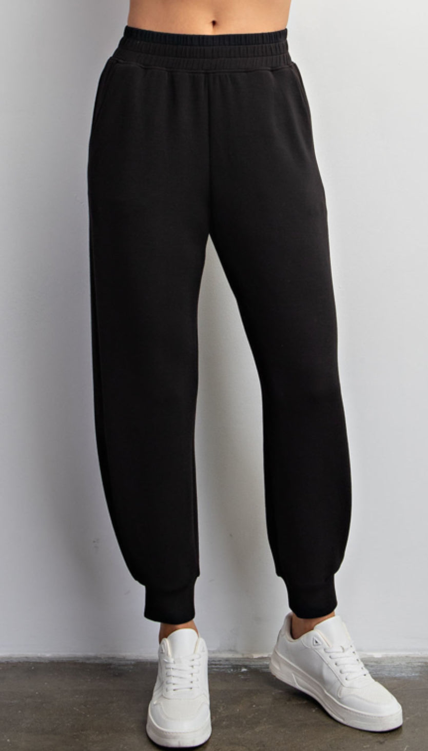 MODAL POLY SPAN FULL LENGTH JOGGER PANT