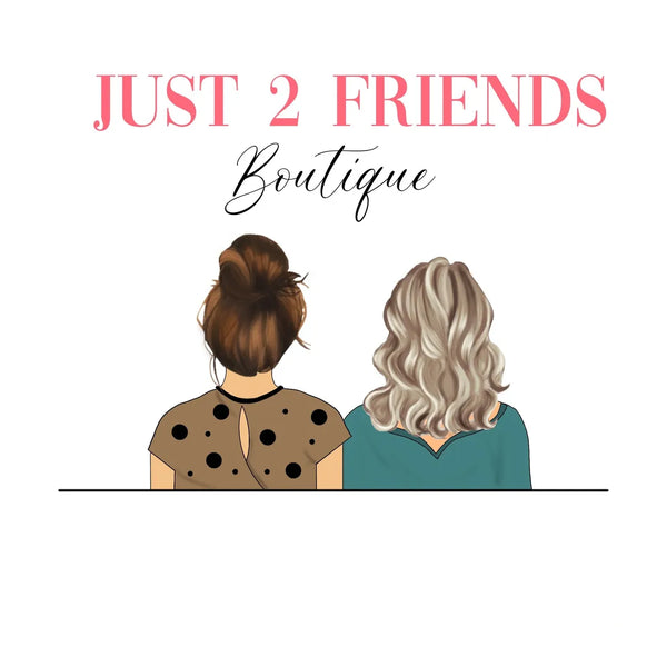 Just 2 Friends Boutique logo