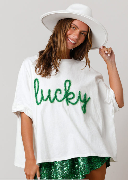 St. Patrick ‘Lucky’ Lurex Yarn T-Shirt